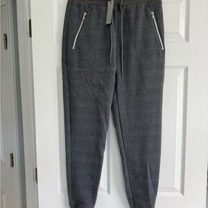 Galaxy By Harvic Charcoal Joggers with Zippered Pockets